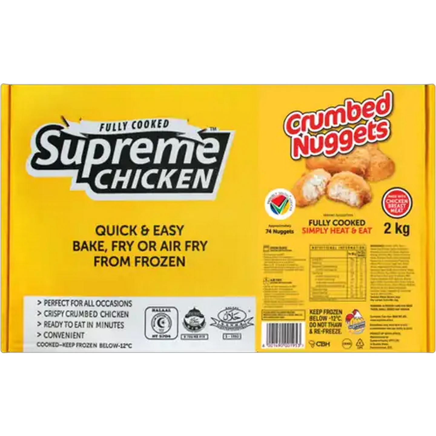 Image of Supreme Chicken Frozen Crumbed Chicken Pops 2kg