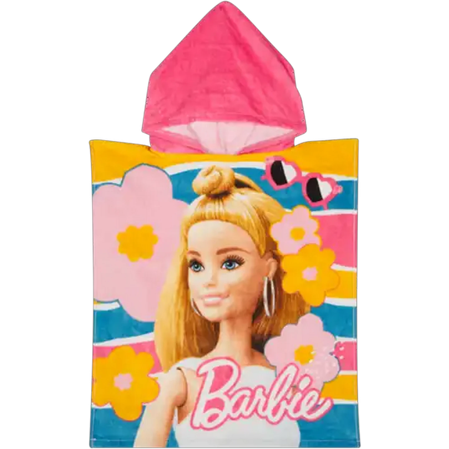 Image of Barbie Pink Hooded Beach Towel