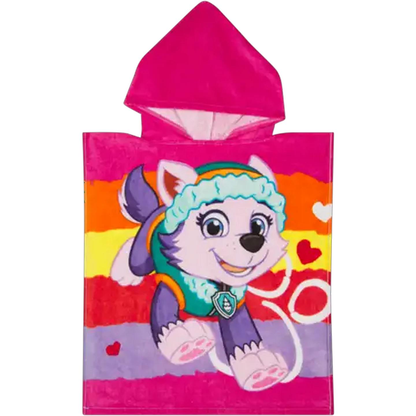 Image of PAW Patrol Pink Hooded Beach Towel