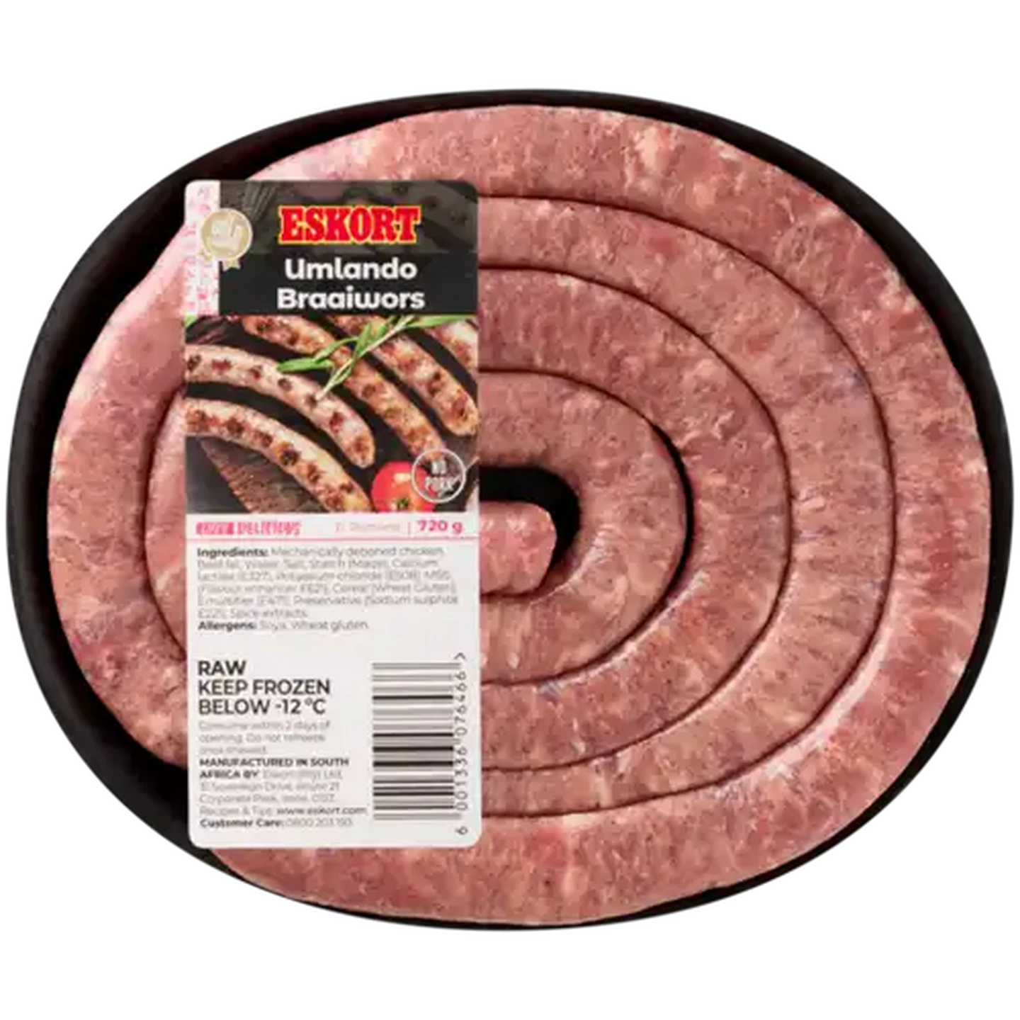 Image of Eskort Frozen Umlando Braaiwors 720g