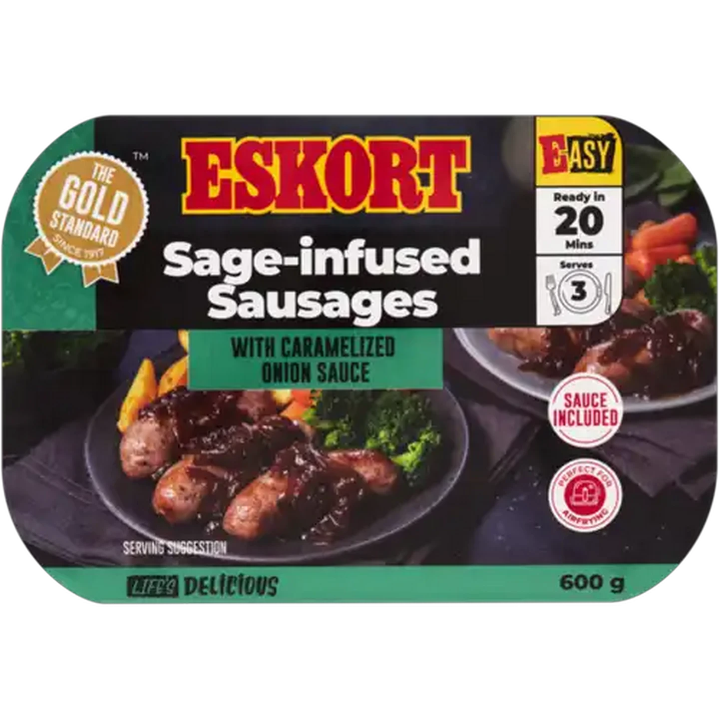 Image of Eskort Frozen Sage-Infused Sausages 600g