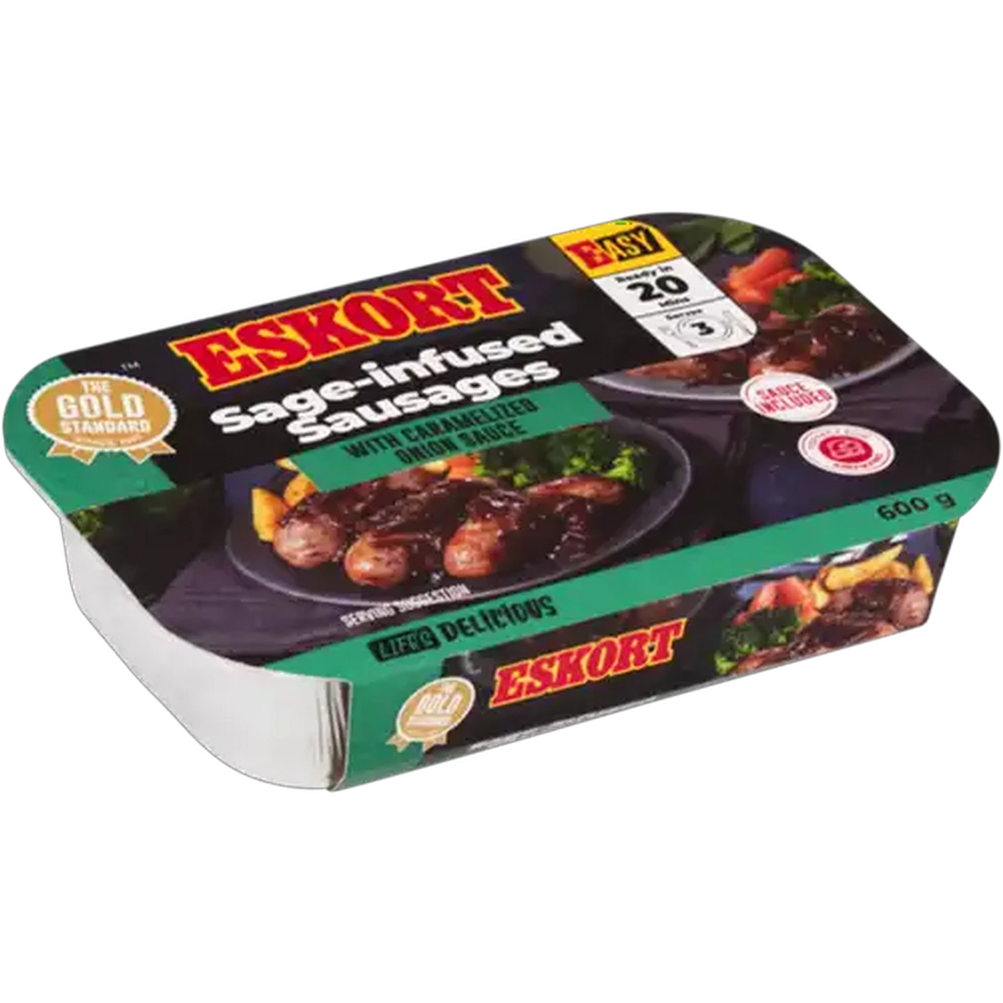Image of Eskort Frozen Sage-Infused Sausages 600g