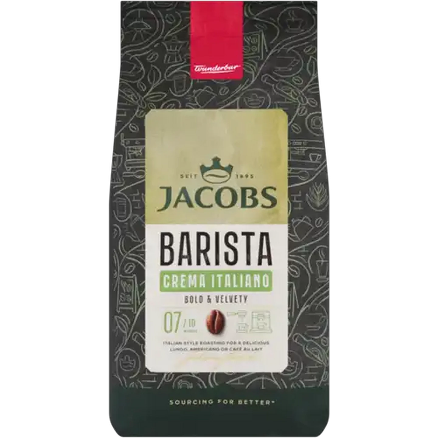 Image of Jacobs Barista Editions Crema Italiano Whole Coffee Beans 1kg