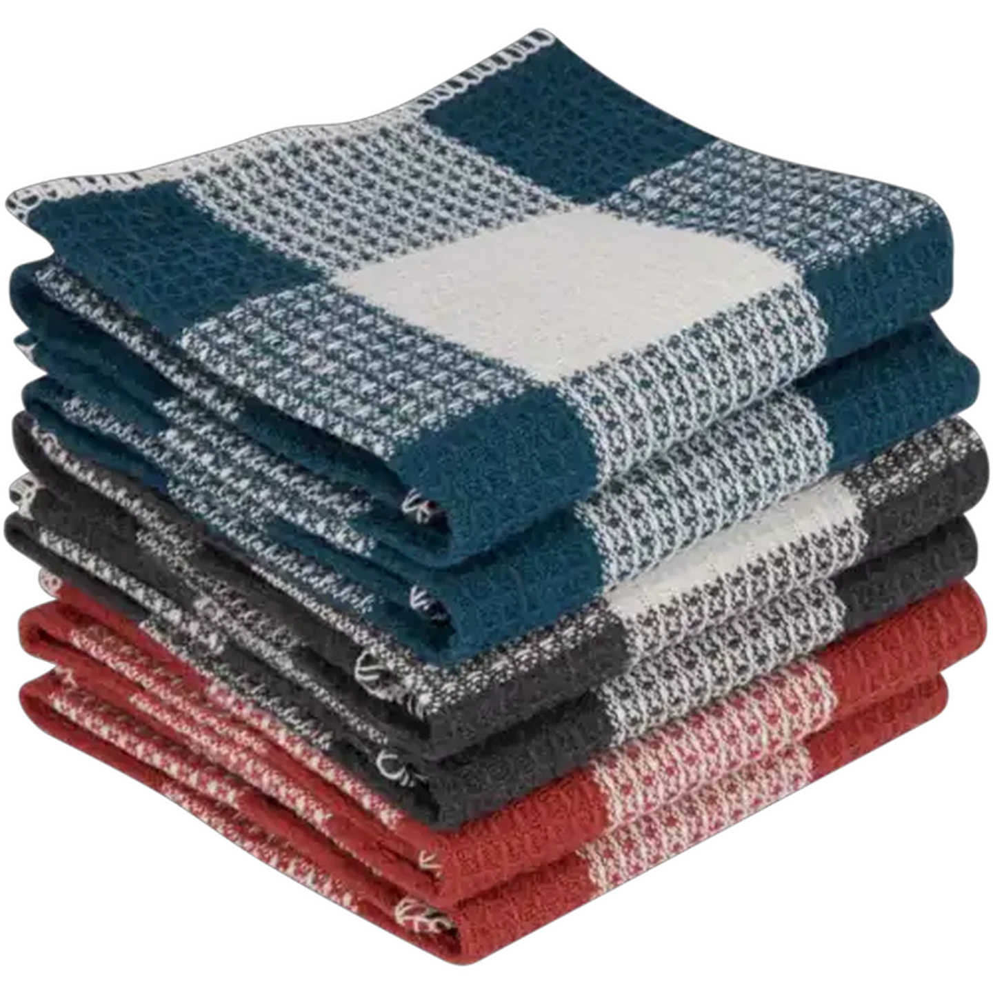 Image of Essentials Assorted Woven Kitchen Swabs 6-Pack