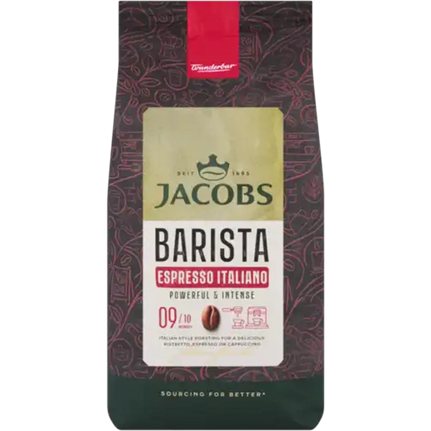 Image of Jacobs Barista Editions Espresso Italiano Whole Coffee Beans 1kg