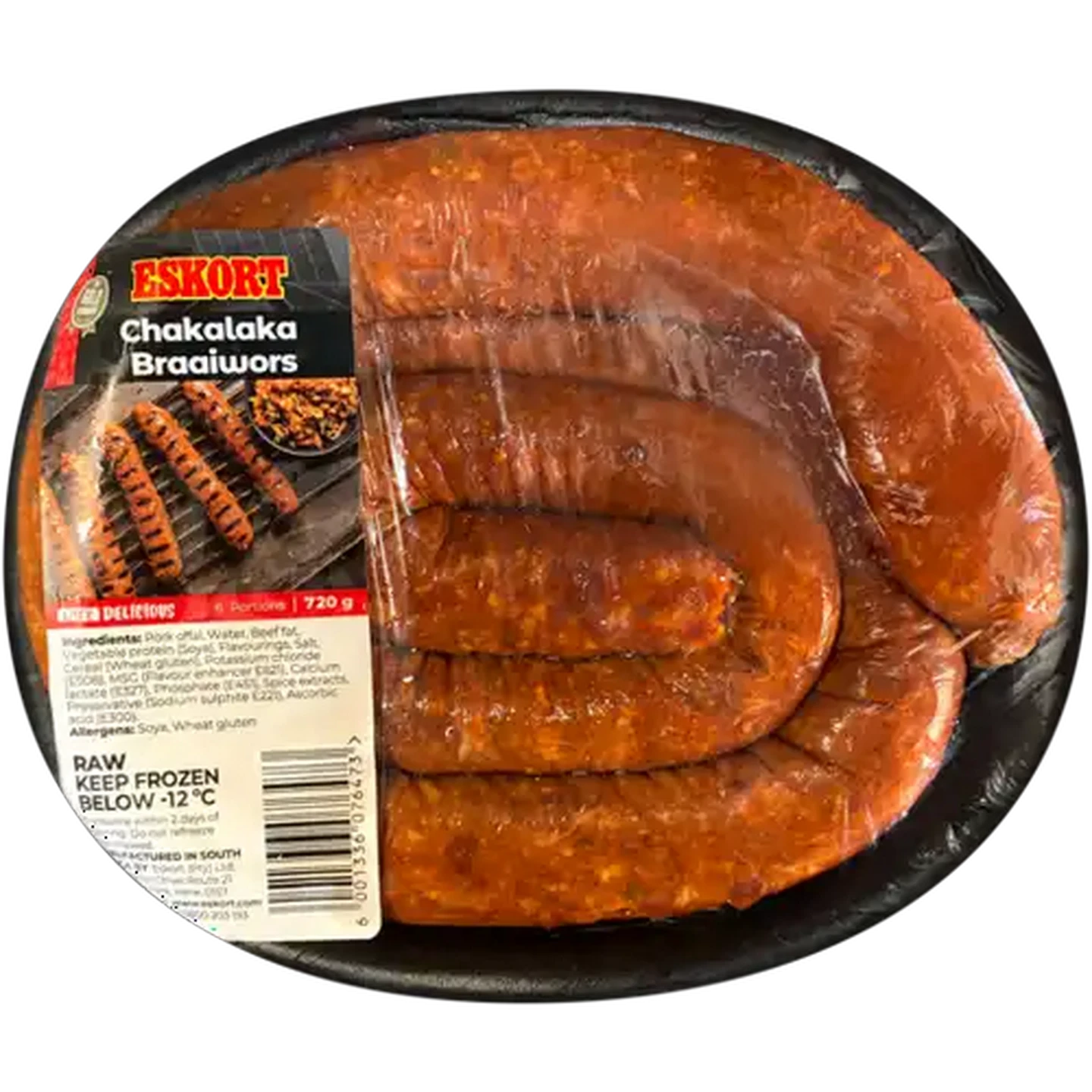 Image of Eskort Frozen Chakalaka Braaiwors 720g