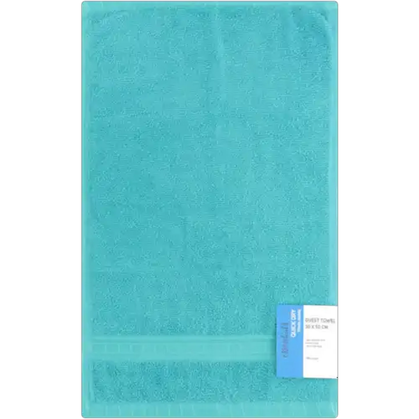 Image of Essentials Quick Dry Aqua Guest Towel 300mm x 500mm