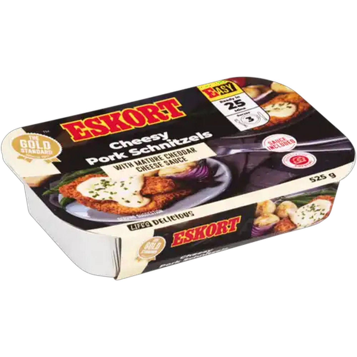 Image of Eskort Frozen Cheesy Pork Schnitzels 525g