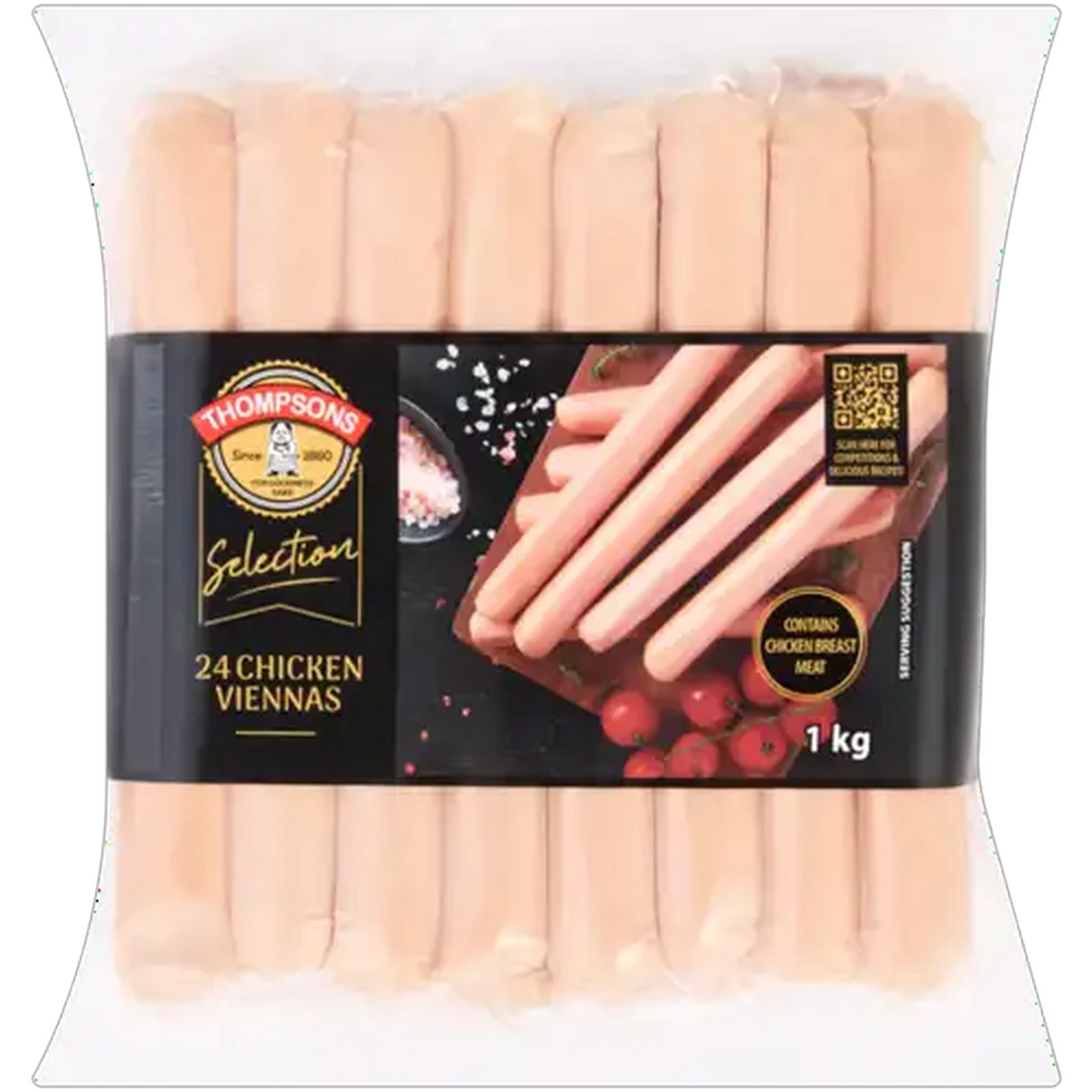 Image of Thompsons Selection Chicken Viennas 24-Pack