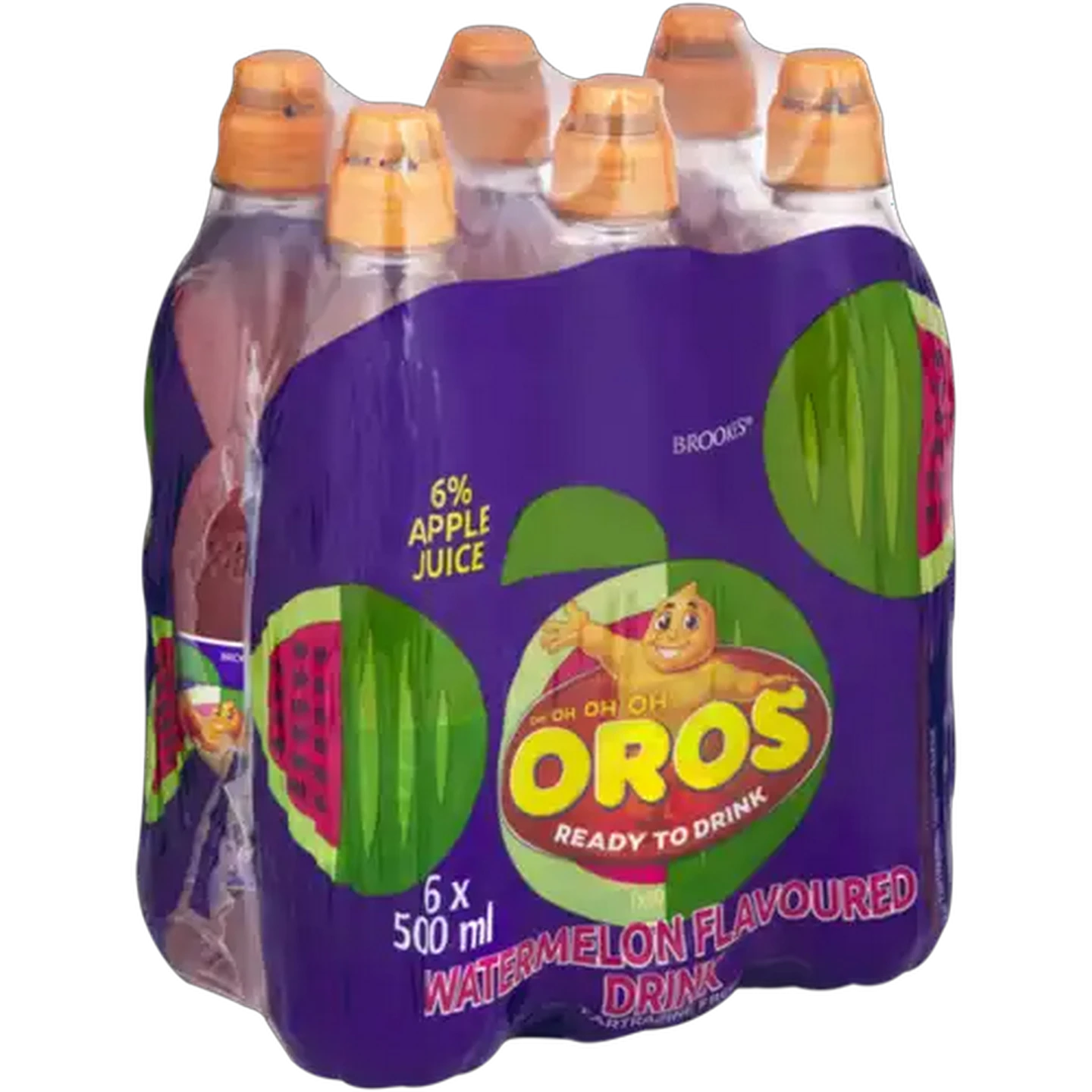 Image of Oros Watermelon Flavoured Drink 6 x 500ml
