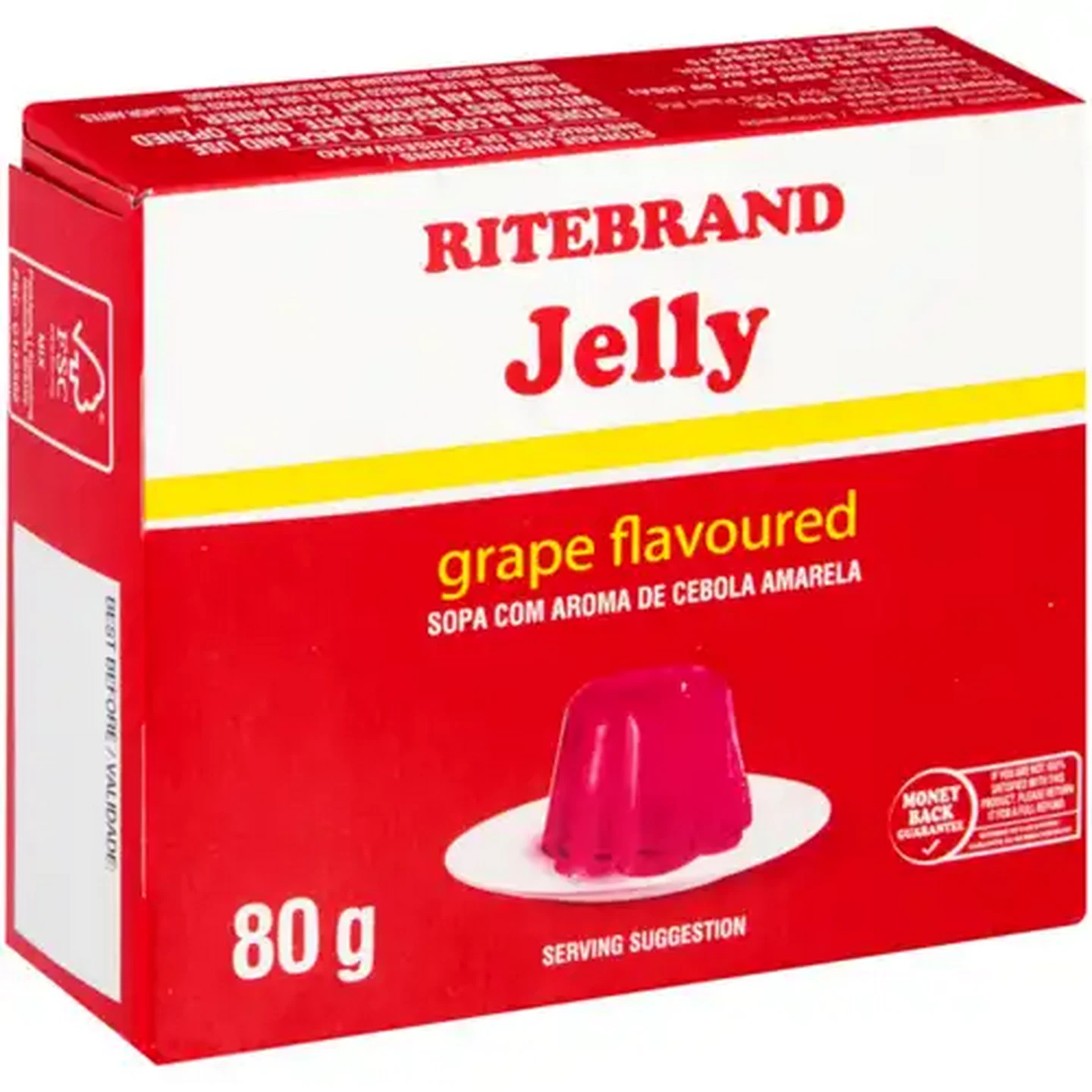 Image of Ritebrand Grape Flavoured Jelly 80g
