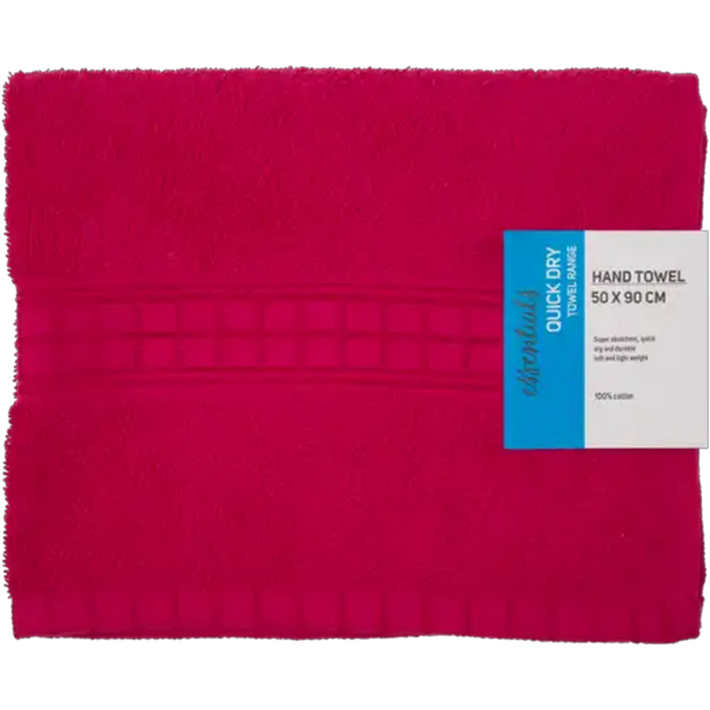 Image of Essentials Quick Dry Pink Hand Towel