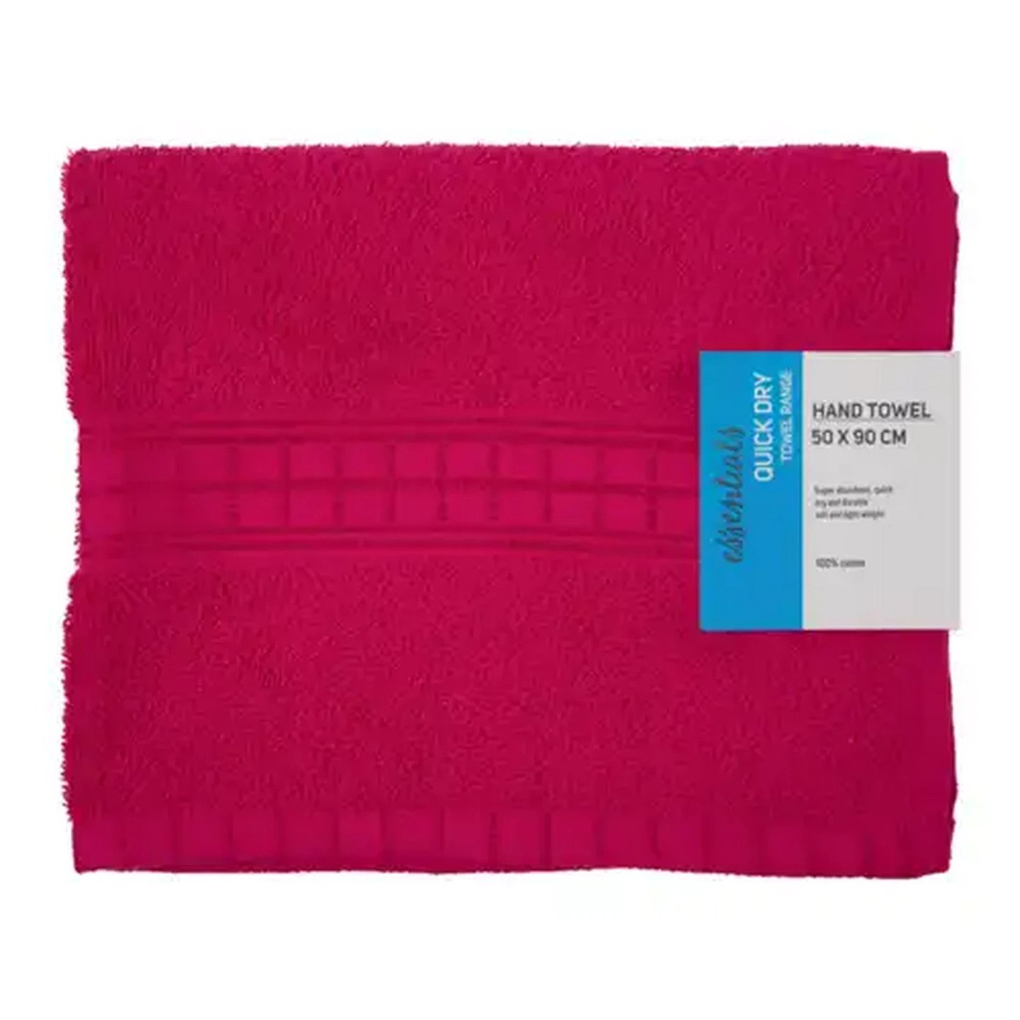 Image of Essentials Quick Dry Pink Hand Towel
