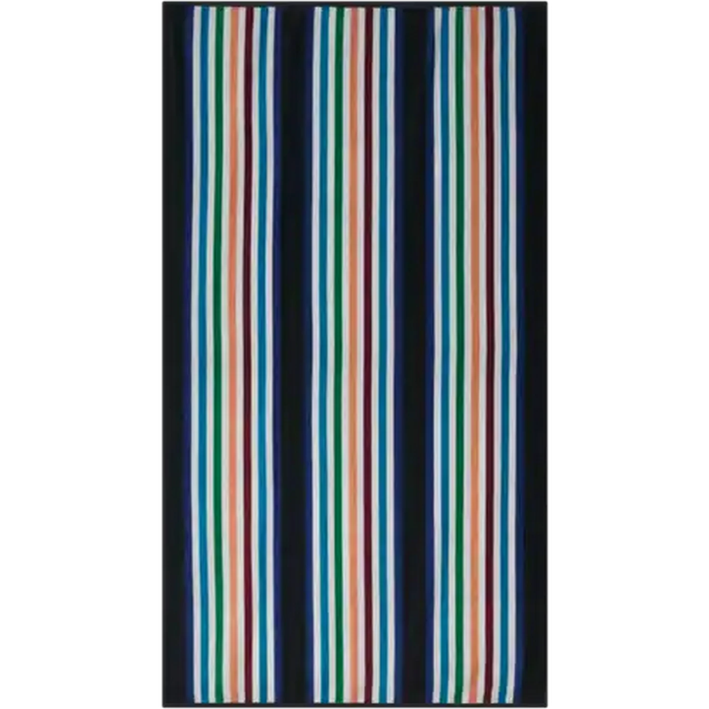 Image of Striped Cabana Multicoloured Coloured Beach Towel