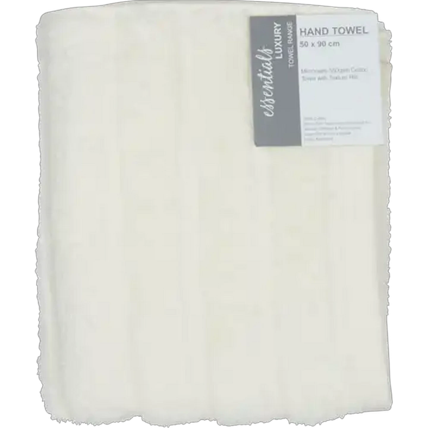 Image of Essentials Ivory Luxury Hand Towel 50 x 90cm