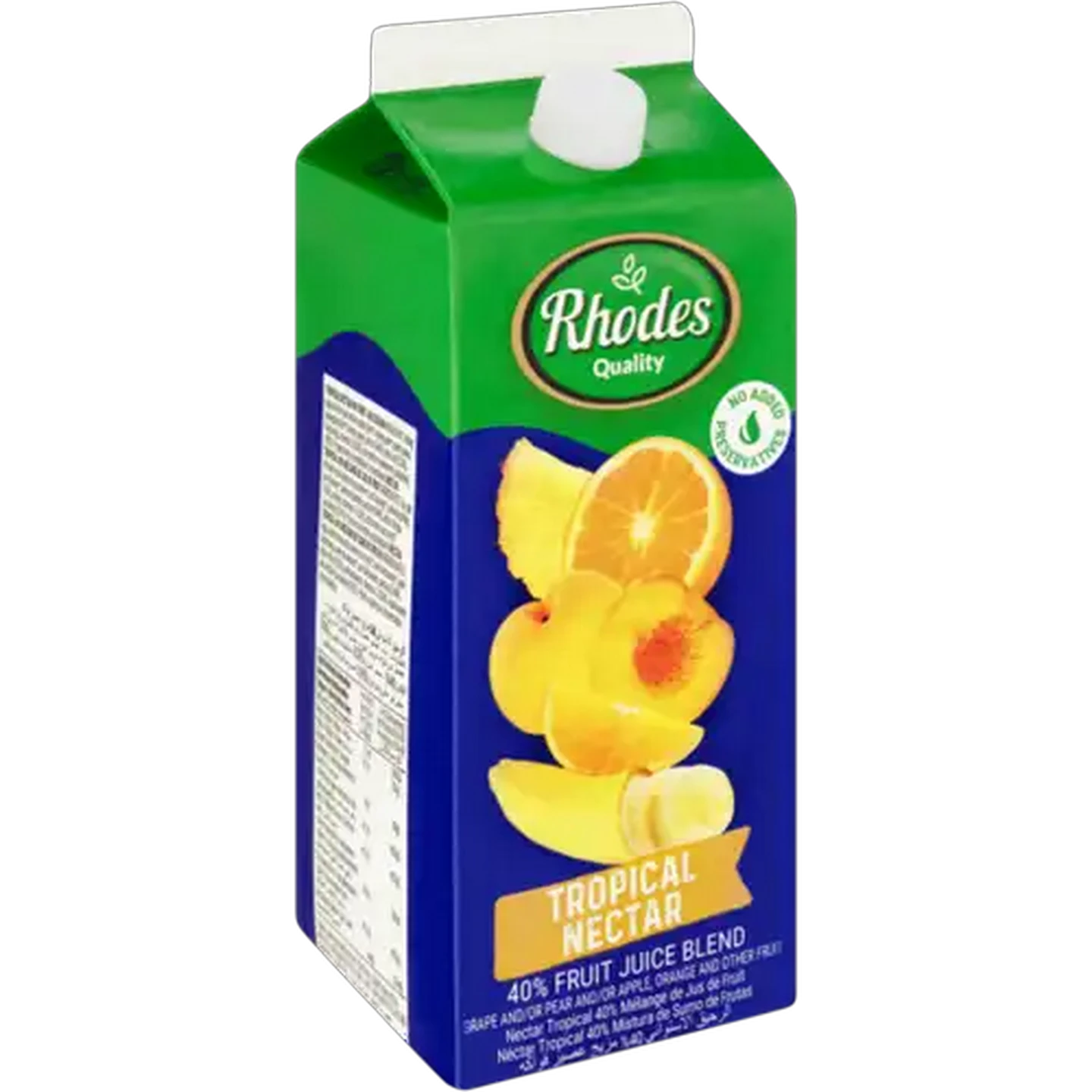 Image of Rhodes Quality Tropical Nectar 40% Fruit Juice Blend 2L