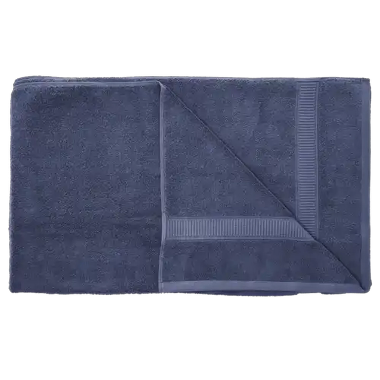 Image of Essentials Chicago Navy Bath Sheet 90 x 150cm