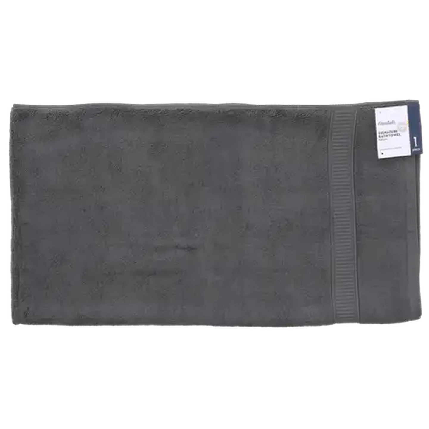 Image of Essentials Chicago Charcoal Bath Towel 70 x 130cm