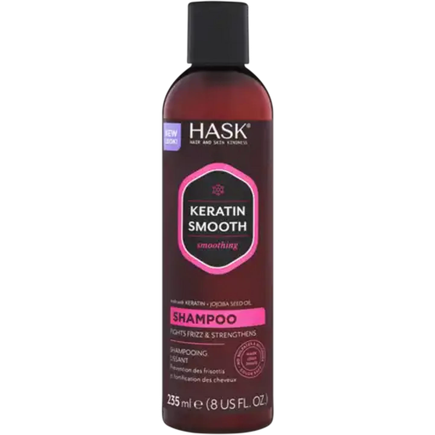Image of HASK Keratin Smooth Smoothing Shampoo 235ml