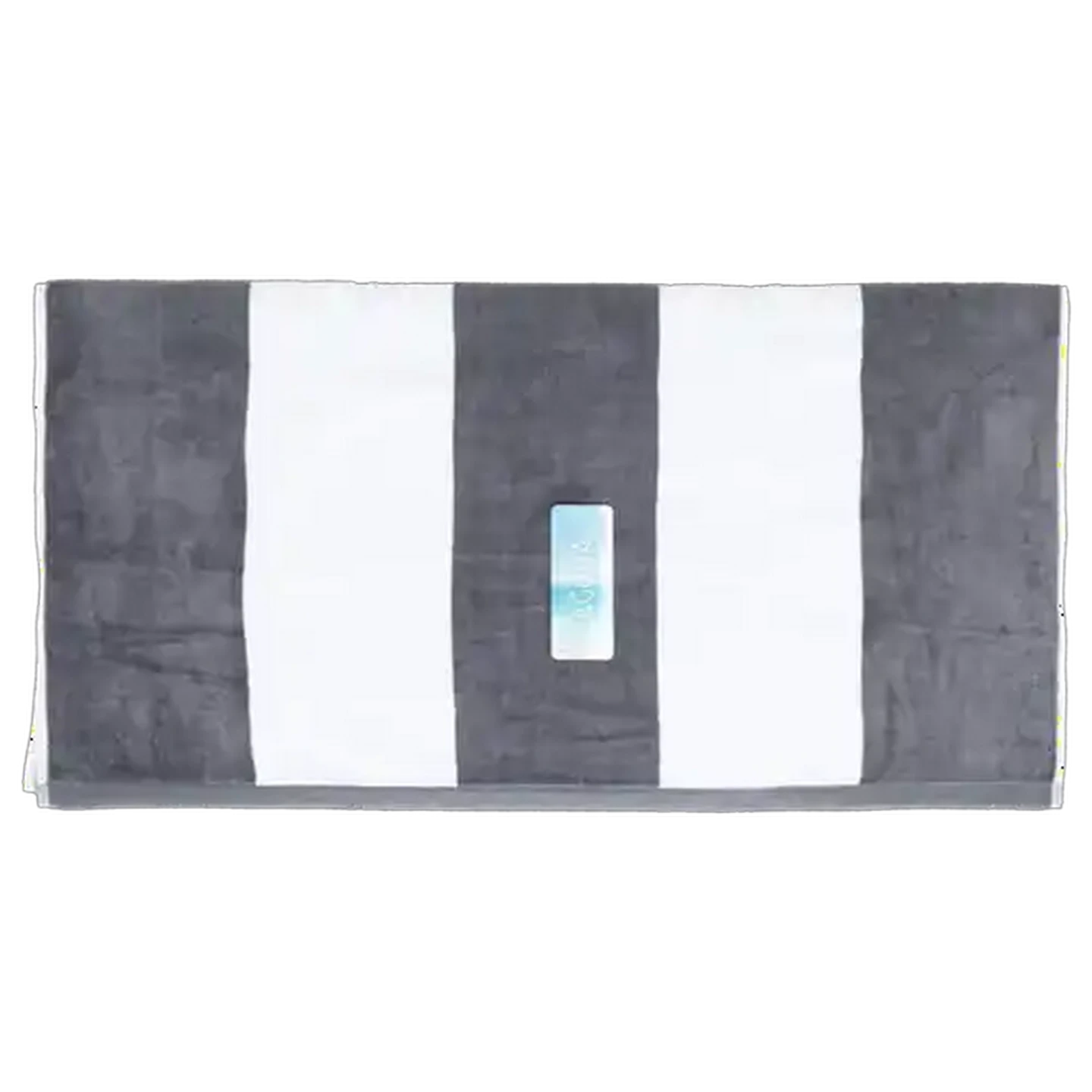 Image of Laguna Cabana Grey Stripe Beach Towel 80 x 160cm