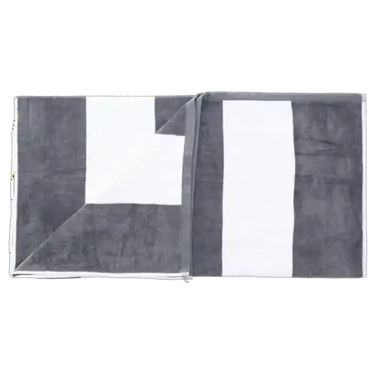 Image of Laguna Cabana Grey Stripe Beach Towel 80 x 160cm