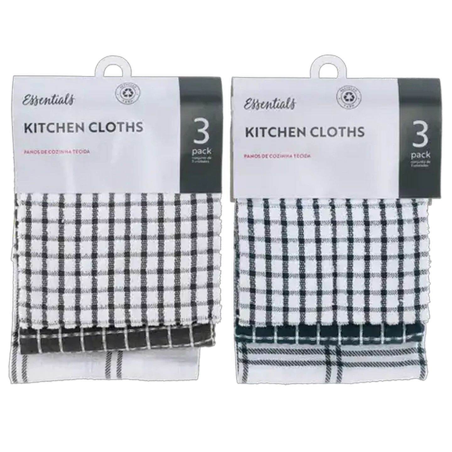 Image of Essentials Nederlands Kitchen Cloth 40 x 60cm 3-Pack (Design May Vary)