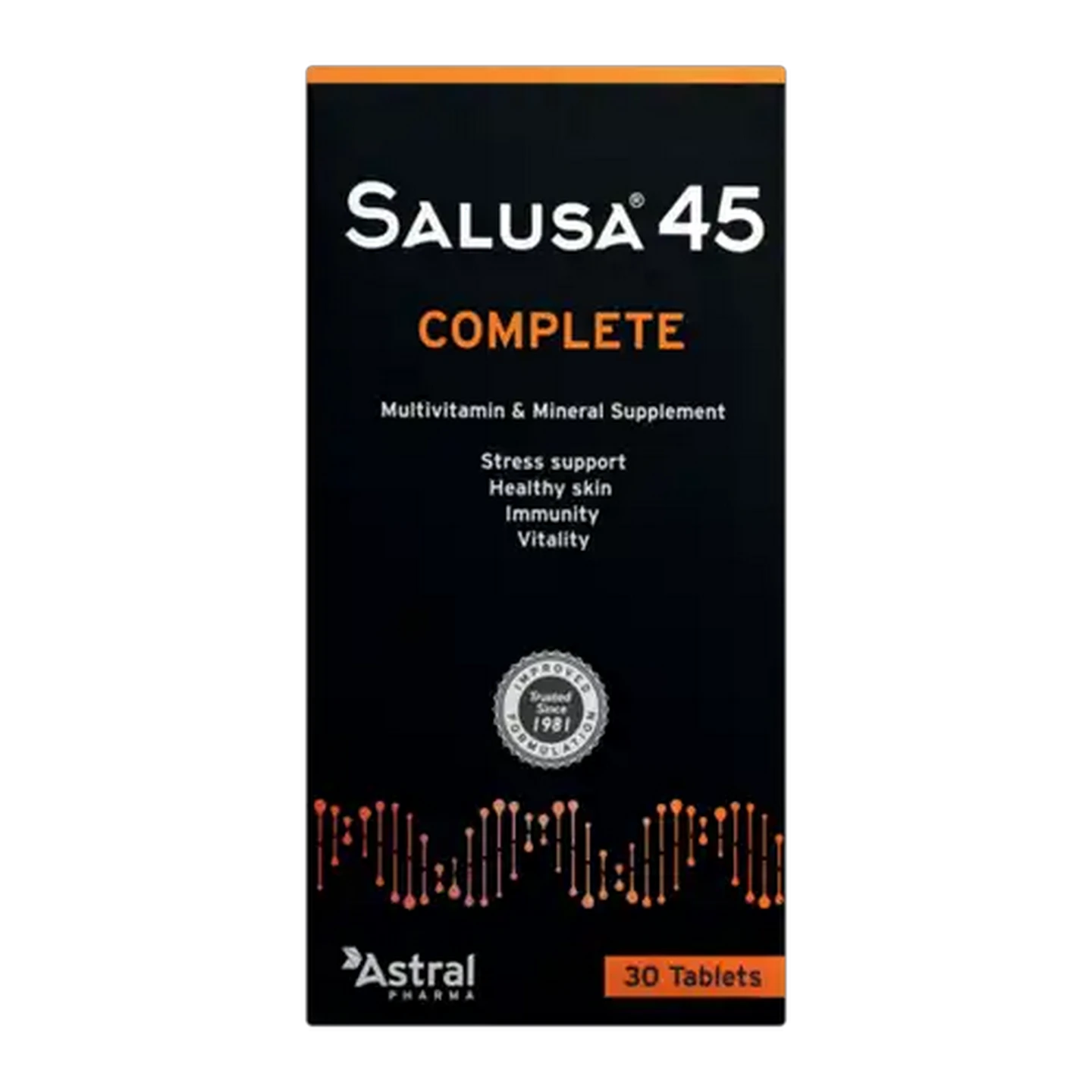 Image of Salusa 45 Complete Multivitamin & Mineral Supplement 30 Pack
