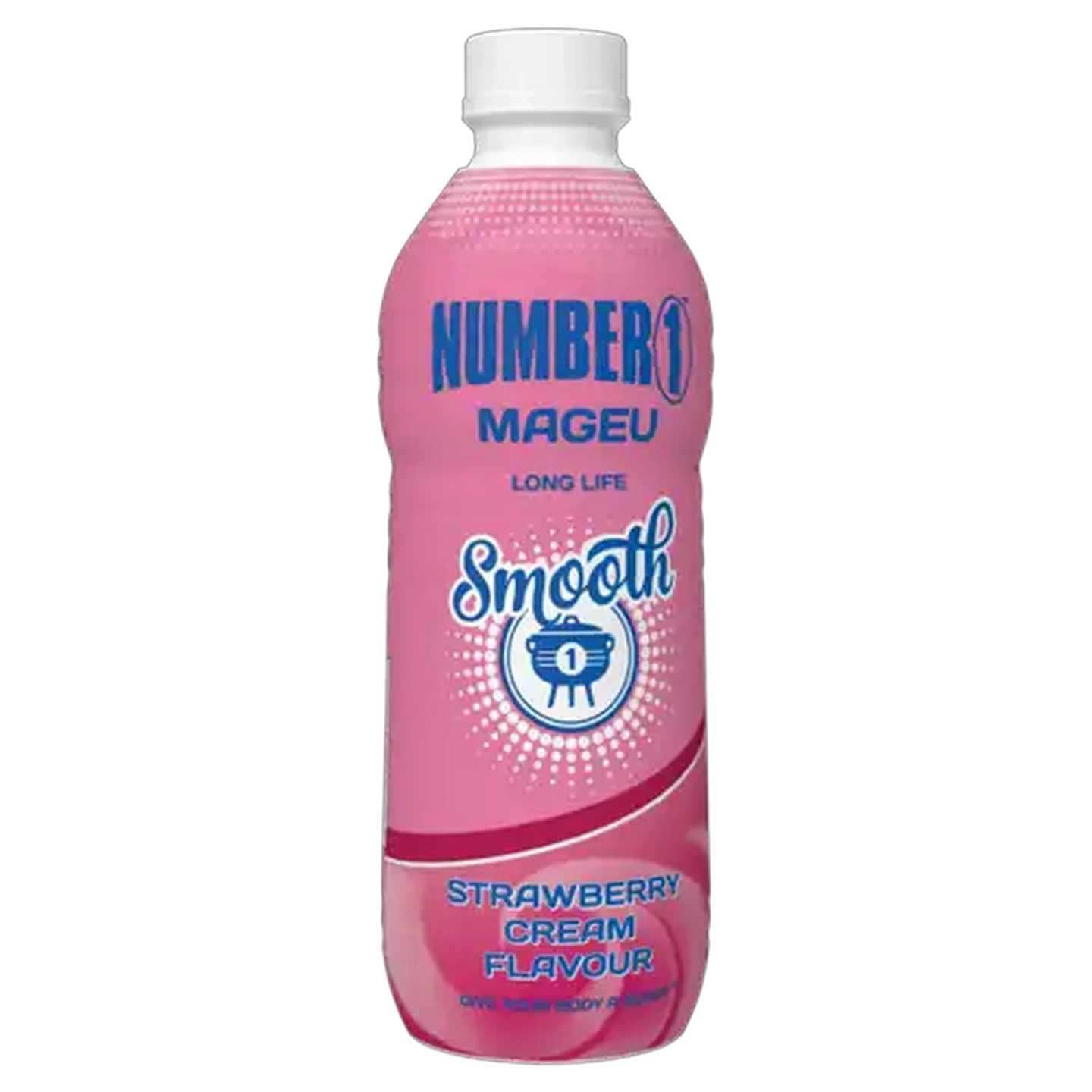 Image of Number 1 Long Life Smooth Strawberry Cream Flavour Mageu 1L