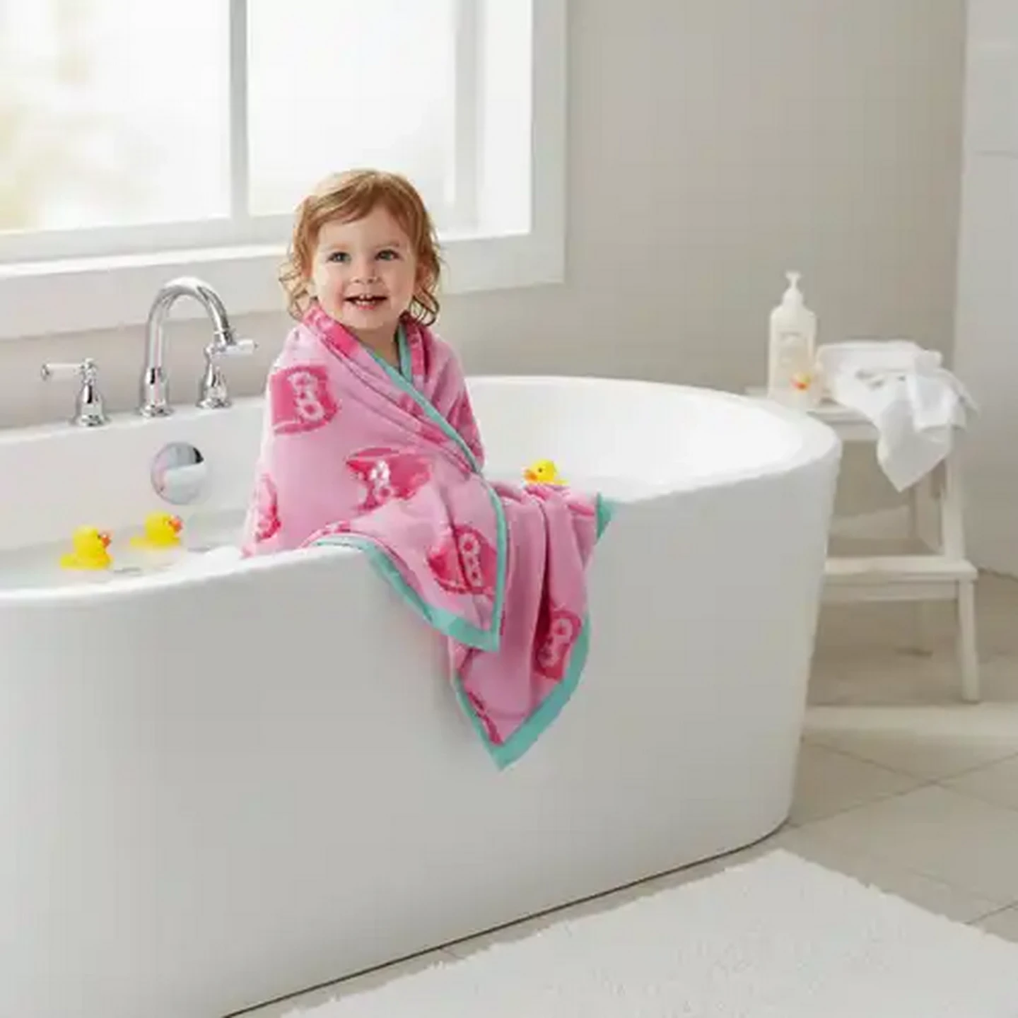 Image of Jolly Tots Basics Bath Towel (Design May Vary)