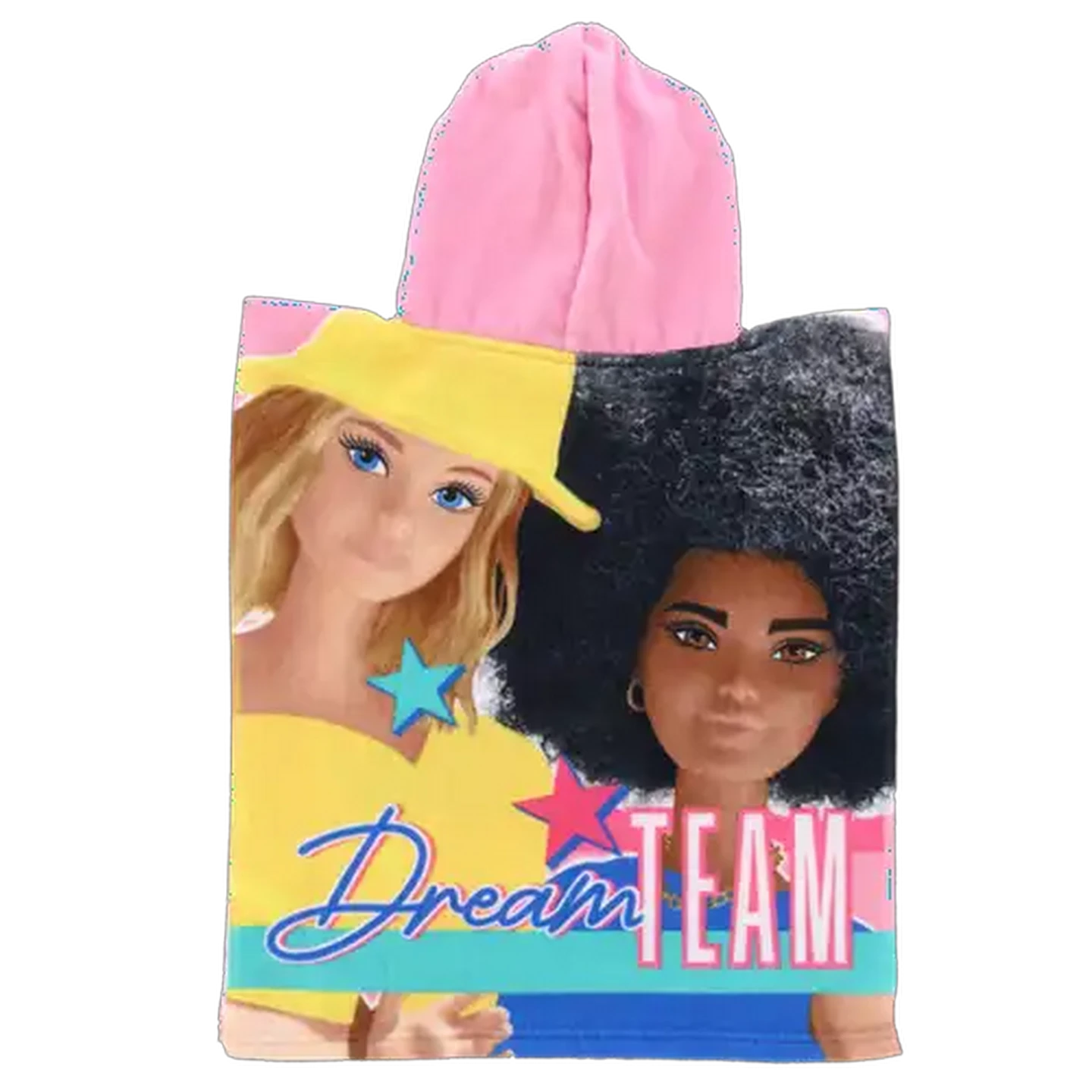 Image of Barbie Girls Pink Hooded Beach Towel 50 x 115cm