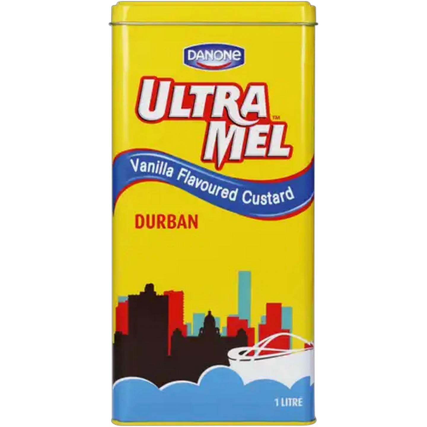 Image of Danone UltraMel Vanilla Flavoured Custard Tin 1L