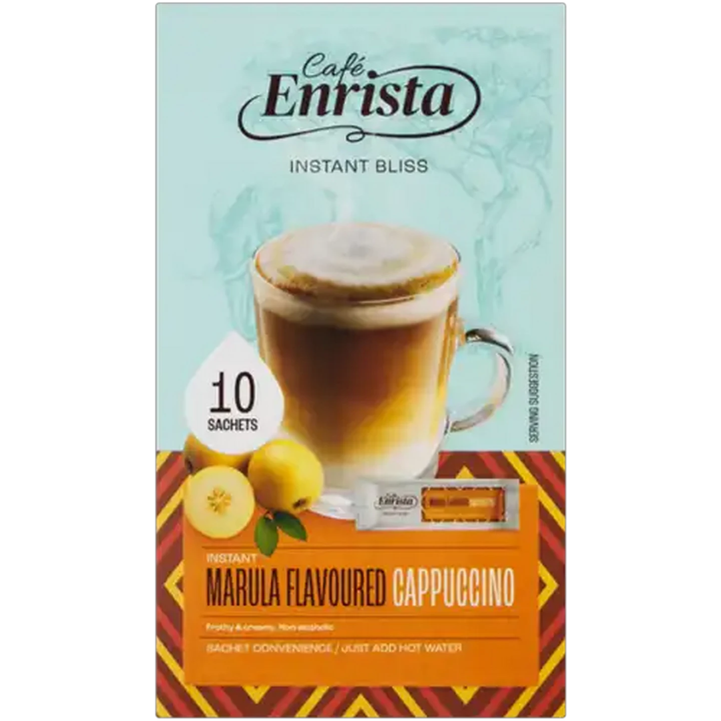 Image of Café Enrista Marula Flavoured Instant Cappuccino 10 x 18g