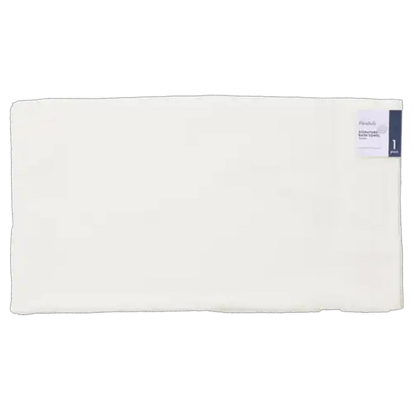 Image of Essentials Chicago White Bath Towel 70 x 130cm