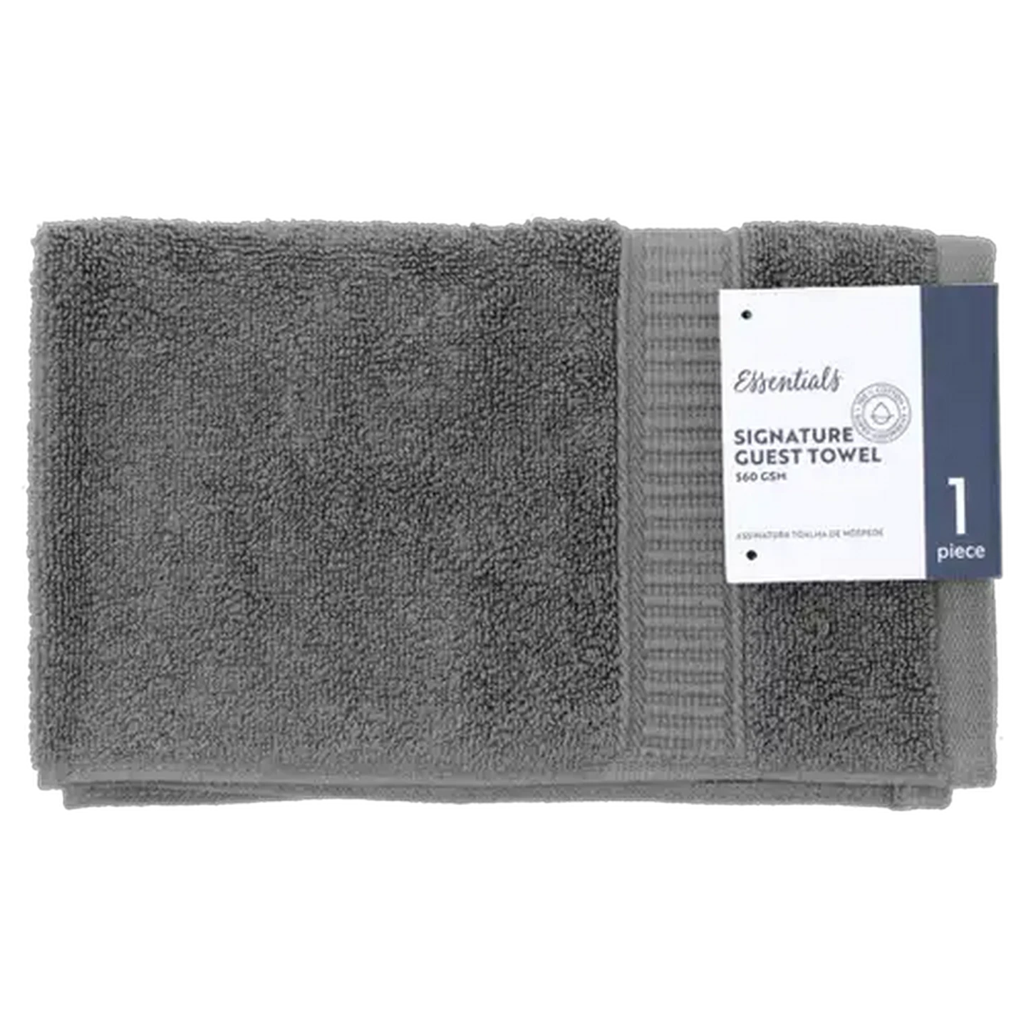 Image of Essentials Chicago Charcoal Guest Towel 30 x 50cm