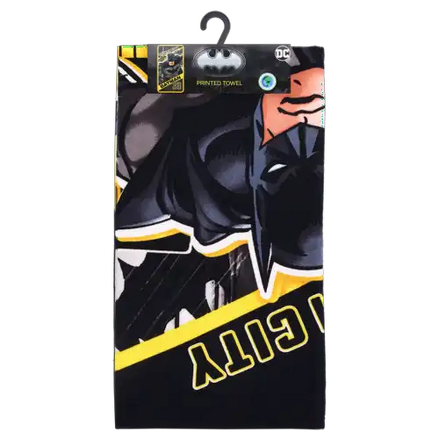 Image of Batman Boys Black Beach Towel 70 x 130cm