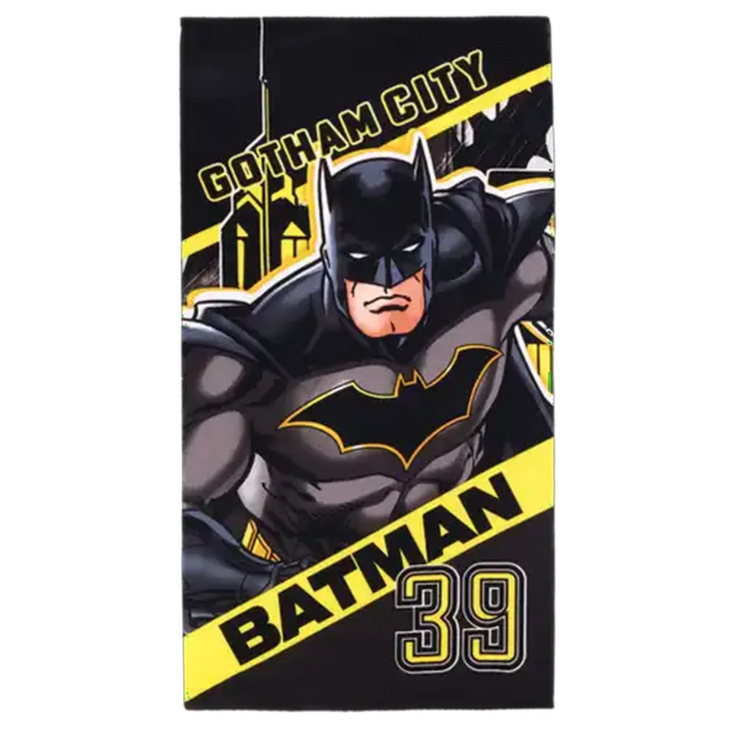 Image of Batman Boys Black Beach Towel 70 x 130cm
