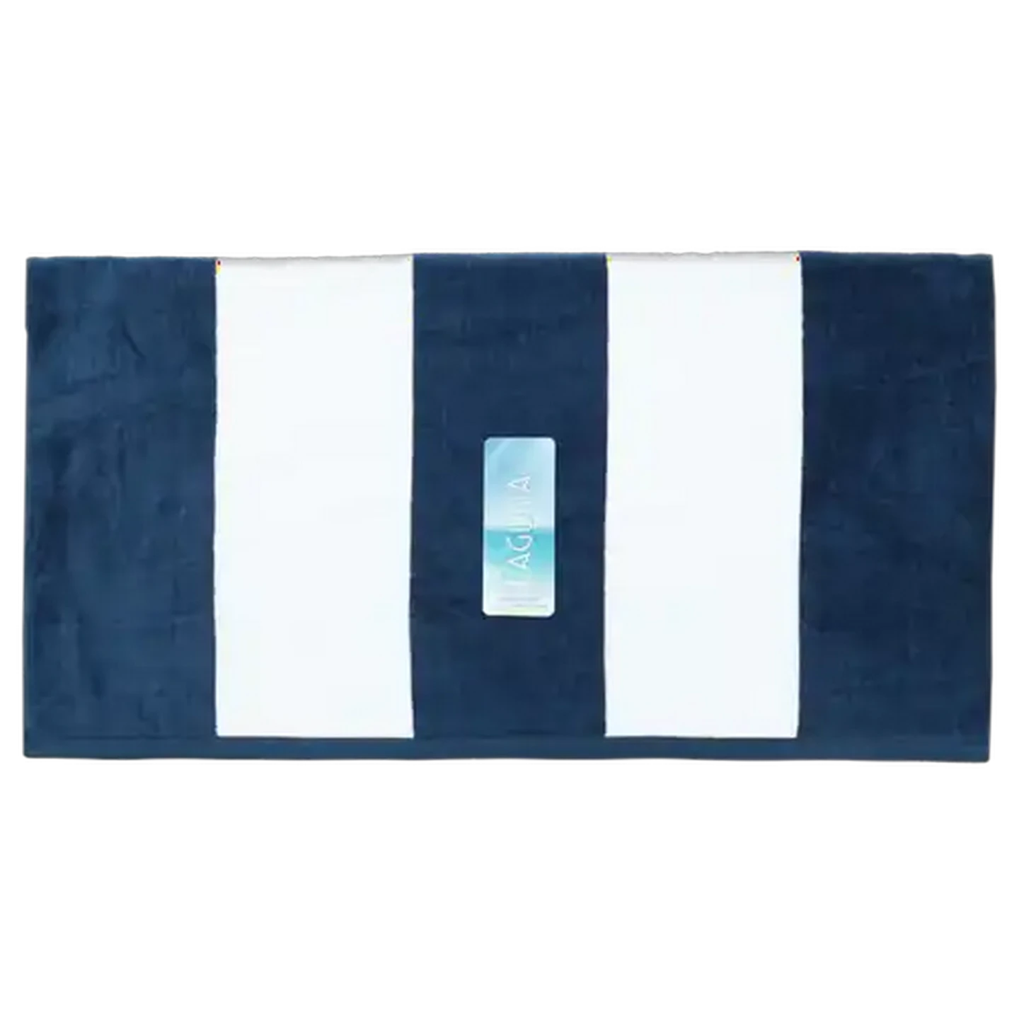 Image of Laguna Cabana Navy Stripe Beach Towel 80 x 160cm
