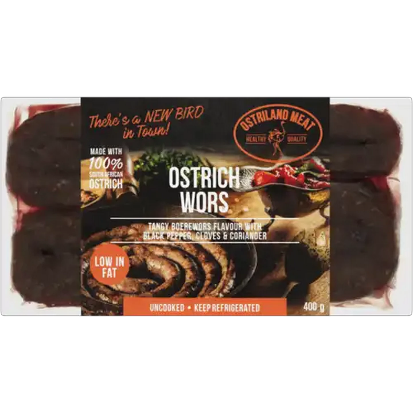 Image of Ostriland Meat Ostrich Wors 400g