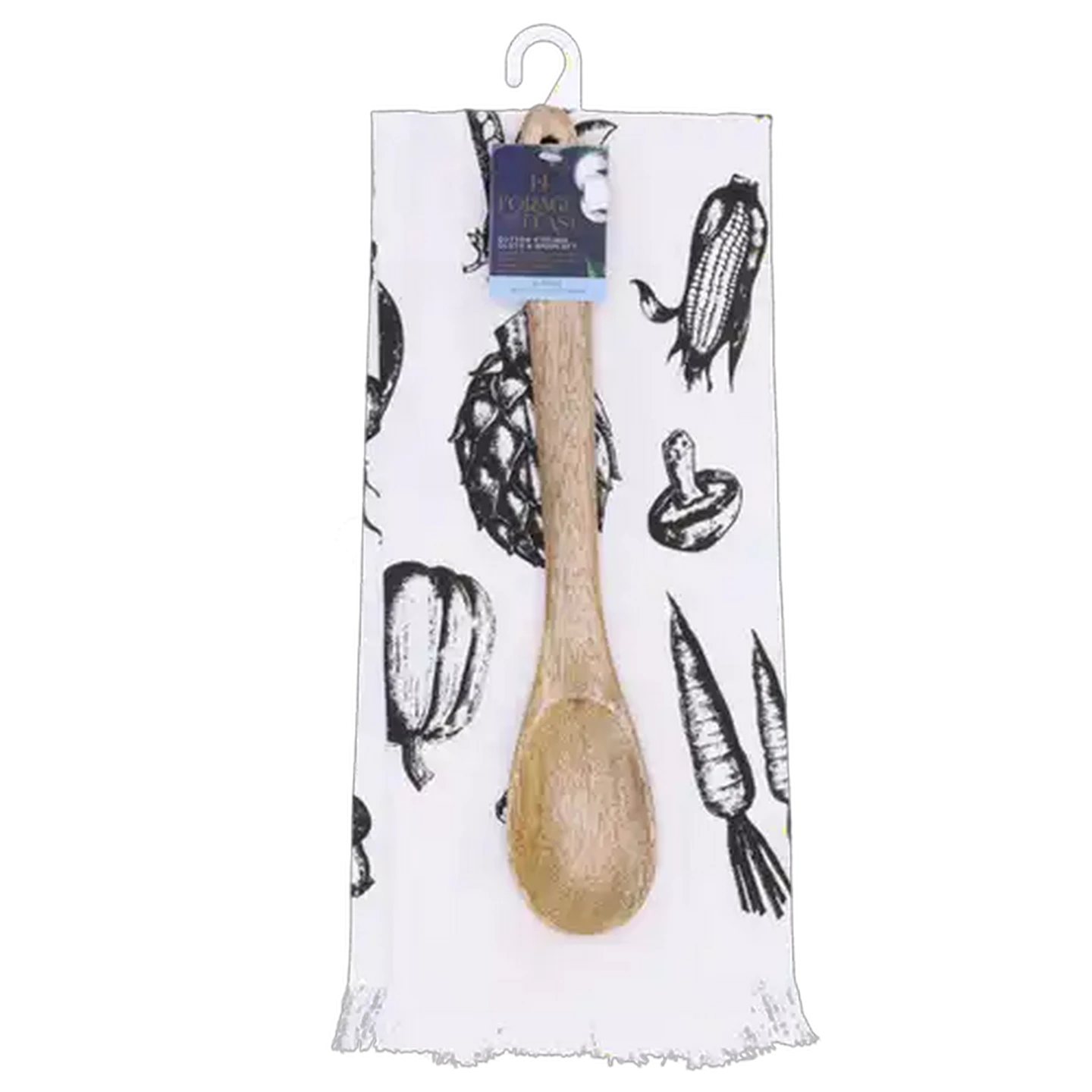 Image of Forage And Feast Kitchen Cloth & Spoon Set 2-Pack