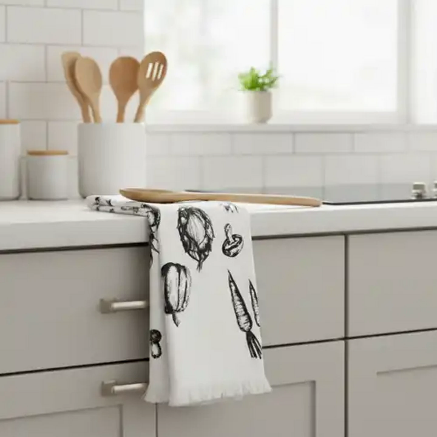 Image of Forage And Feast Kitchen Cloth & Spoon Set 2-Pack