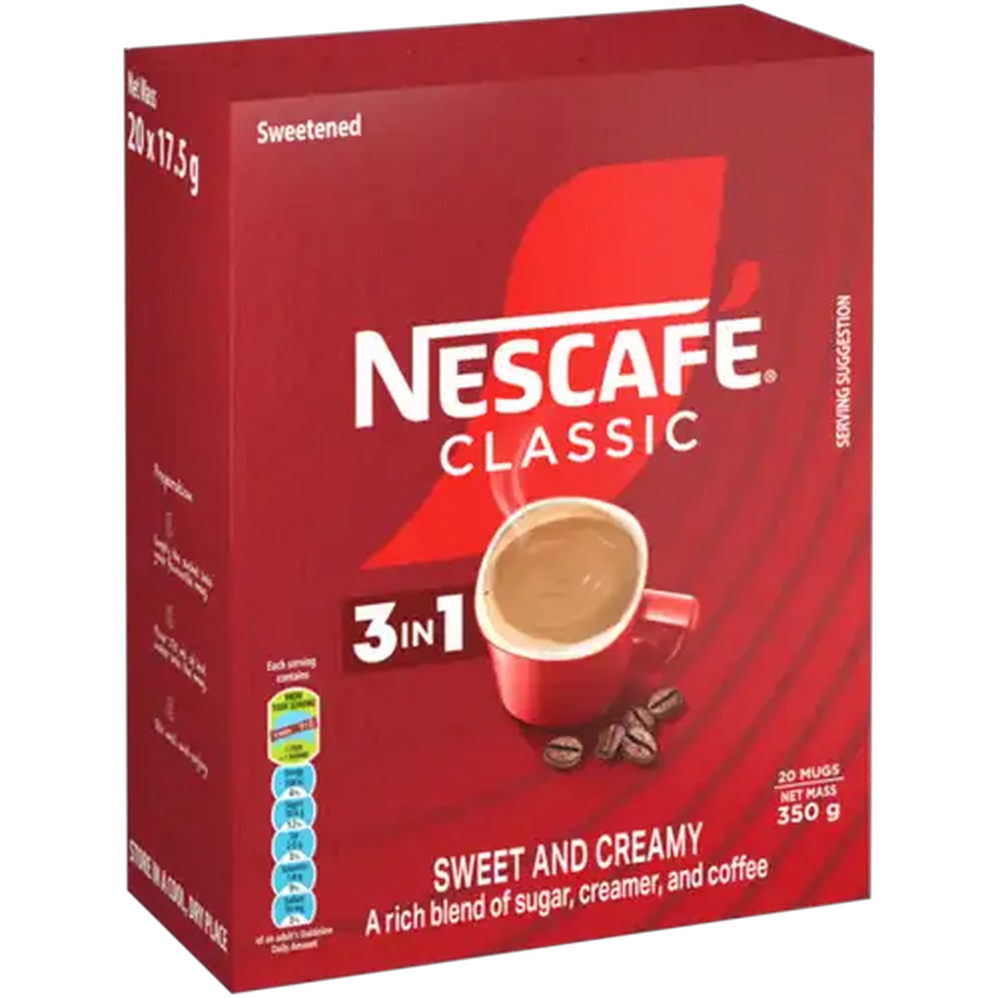 Image of NESCAFÉ Classic 3-in-1 Instant Coffee 20 x 17.5g