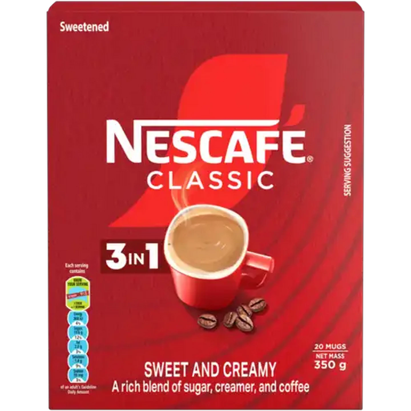 Image of NESCAFÉ Classic 3-in-1 Instant Coffee 20 x 17.5g