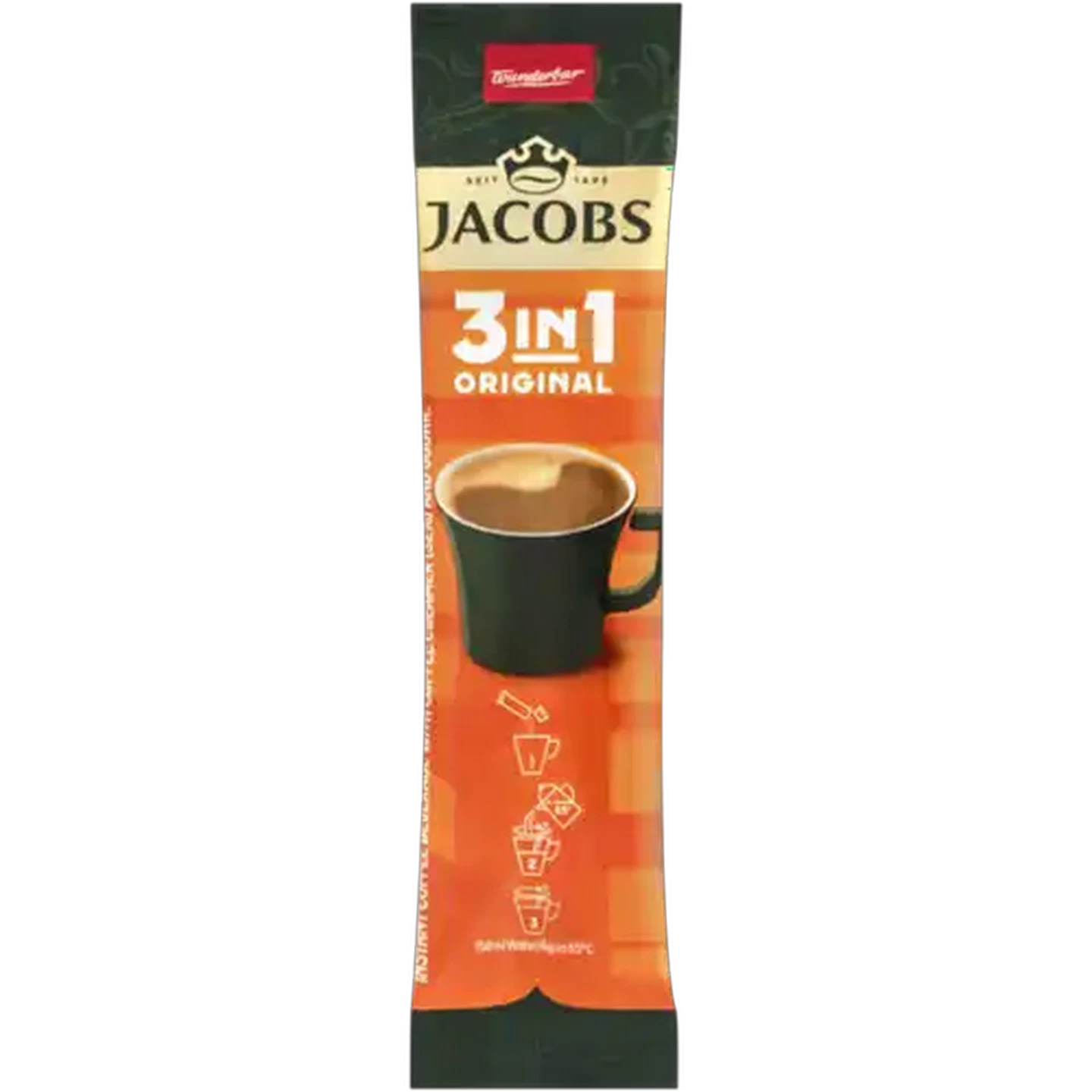 Image of Jacobs Original 3 in 1 Instant Coffee 12.6g