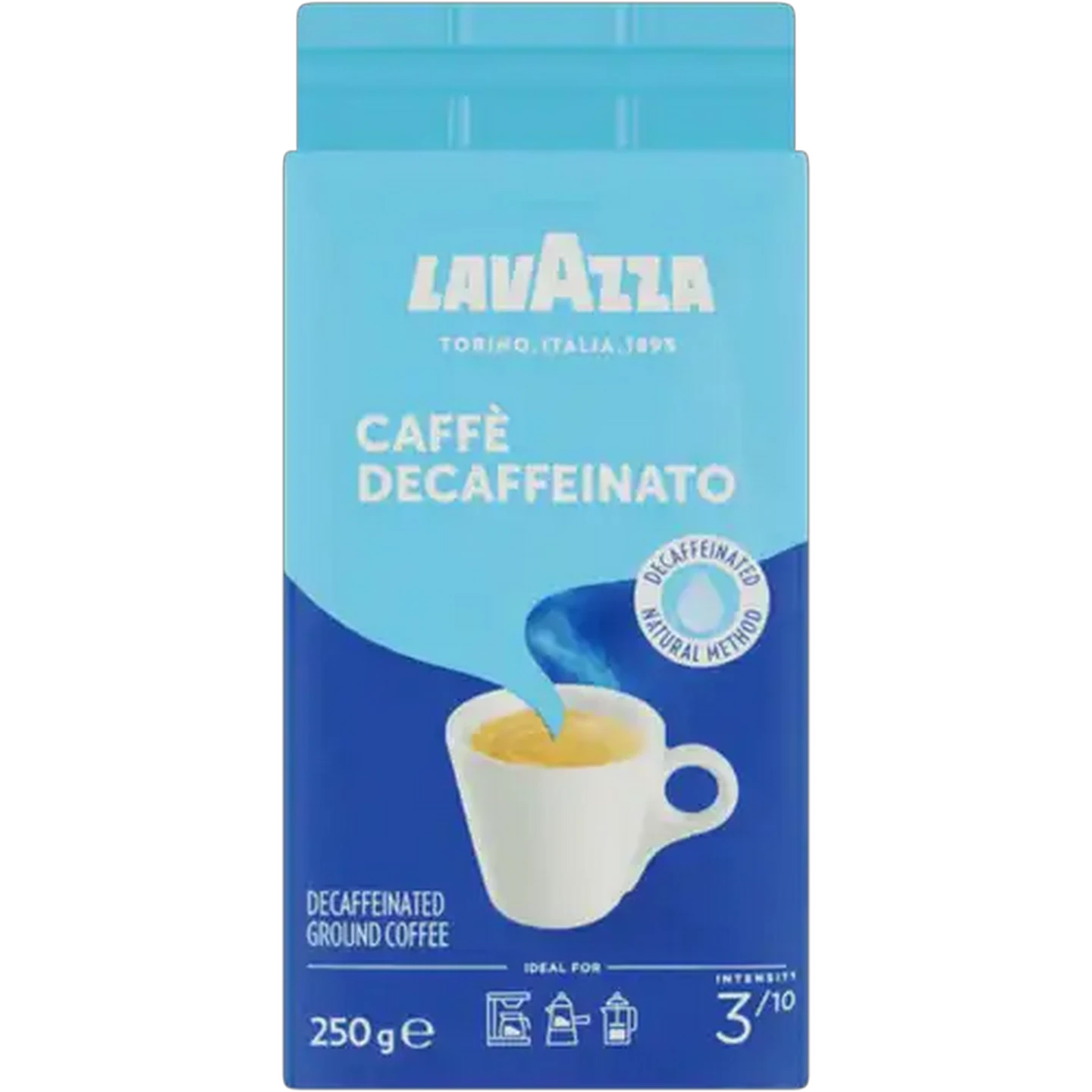 Image of Lavazza Decaffeinated Ground Coffee 250g
