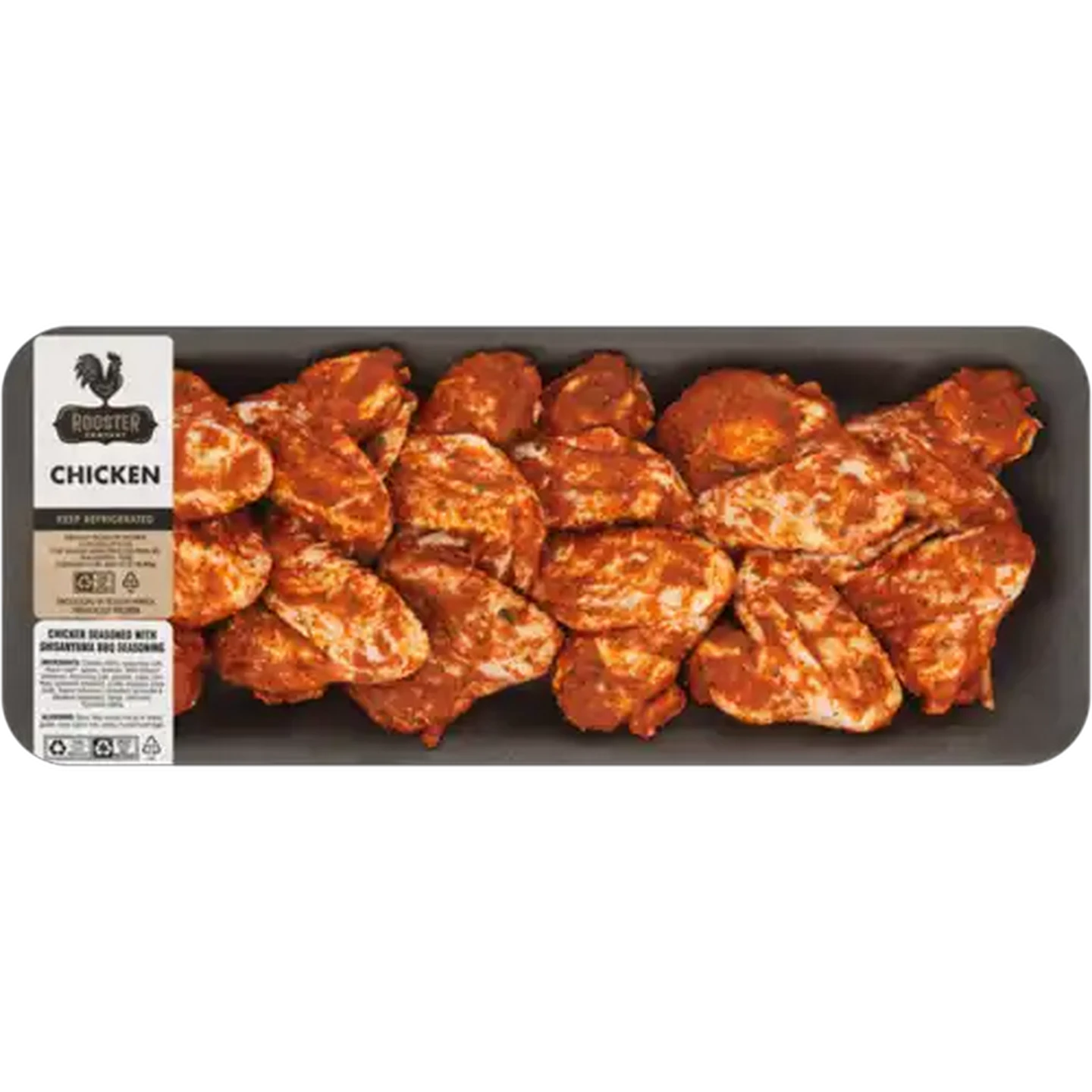 Image of Rooster Company Shisanyama BBQ Spiced Chicken Wings Per KG