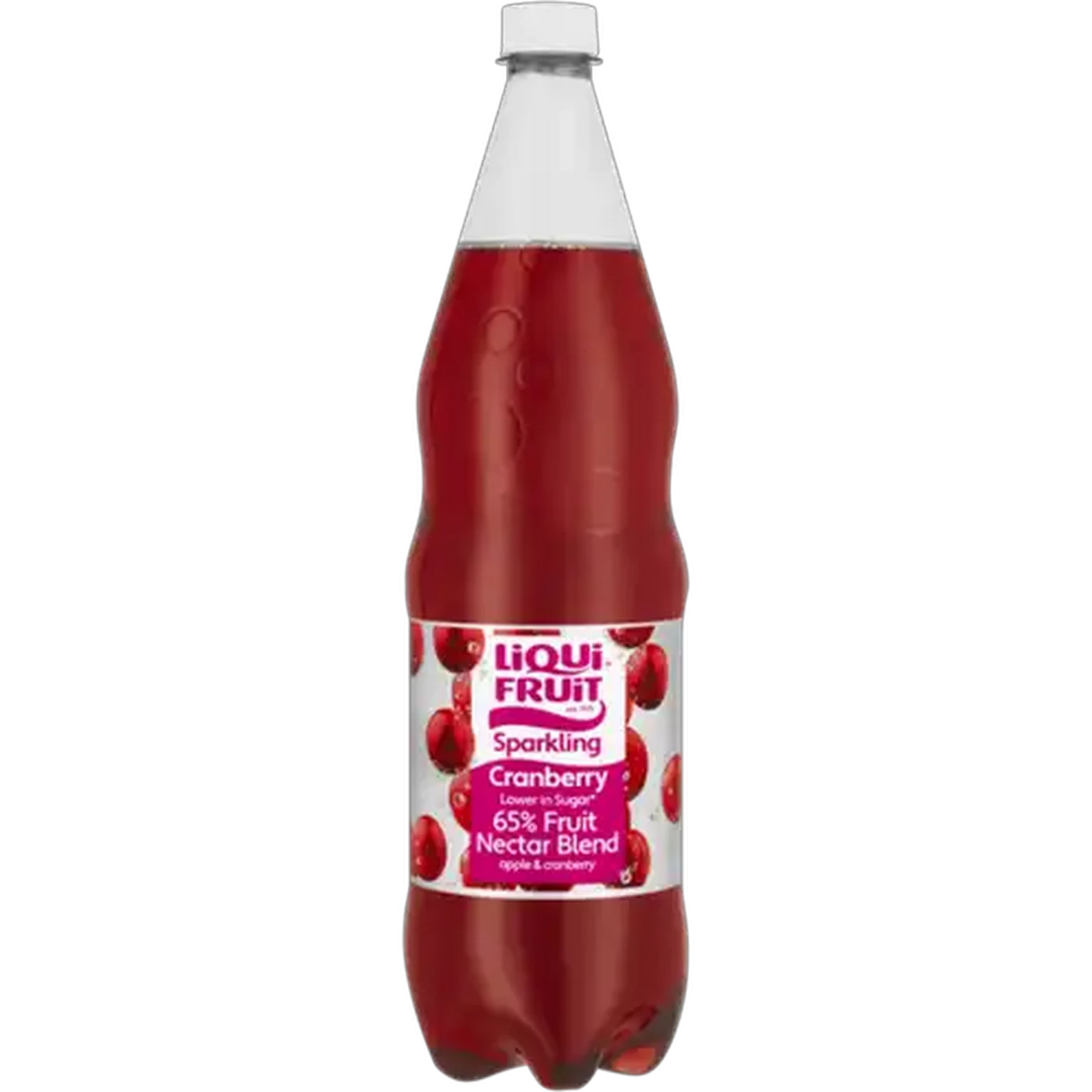 Image of Liqui Fruit Apple & Cranberry 65% Sparkling Fruit Nectar Blend 1.25L