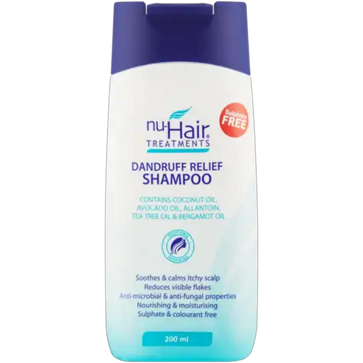 Image of Nu-Hair Dandruff Relief Shampoo 200ml