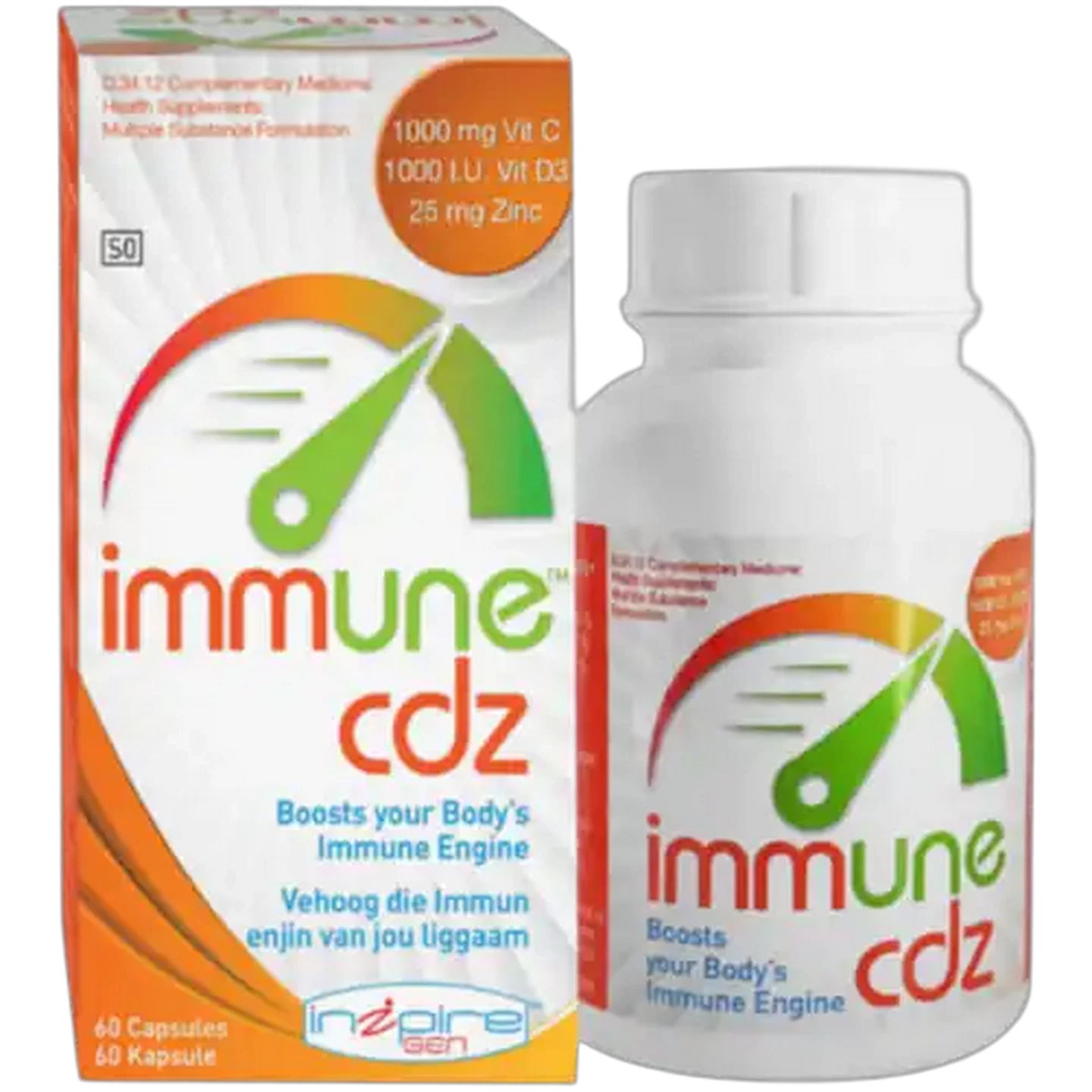 Image of Inzpire Gen CDZ Immune Support Capsules 60 Pack