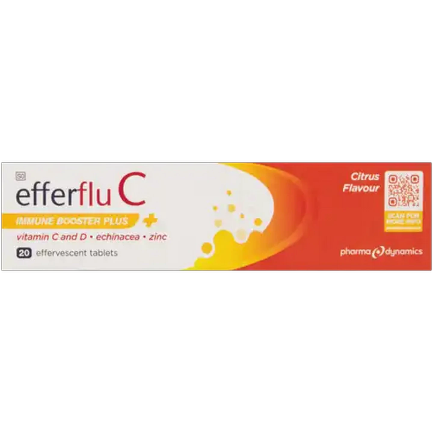 Image of Efferflu C Citrus Flavour Immune Booster Effervescent Tablets 20 Pack