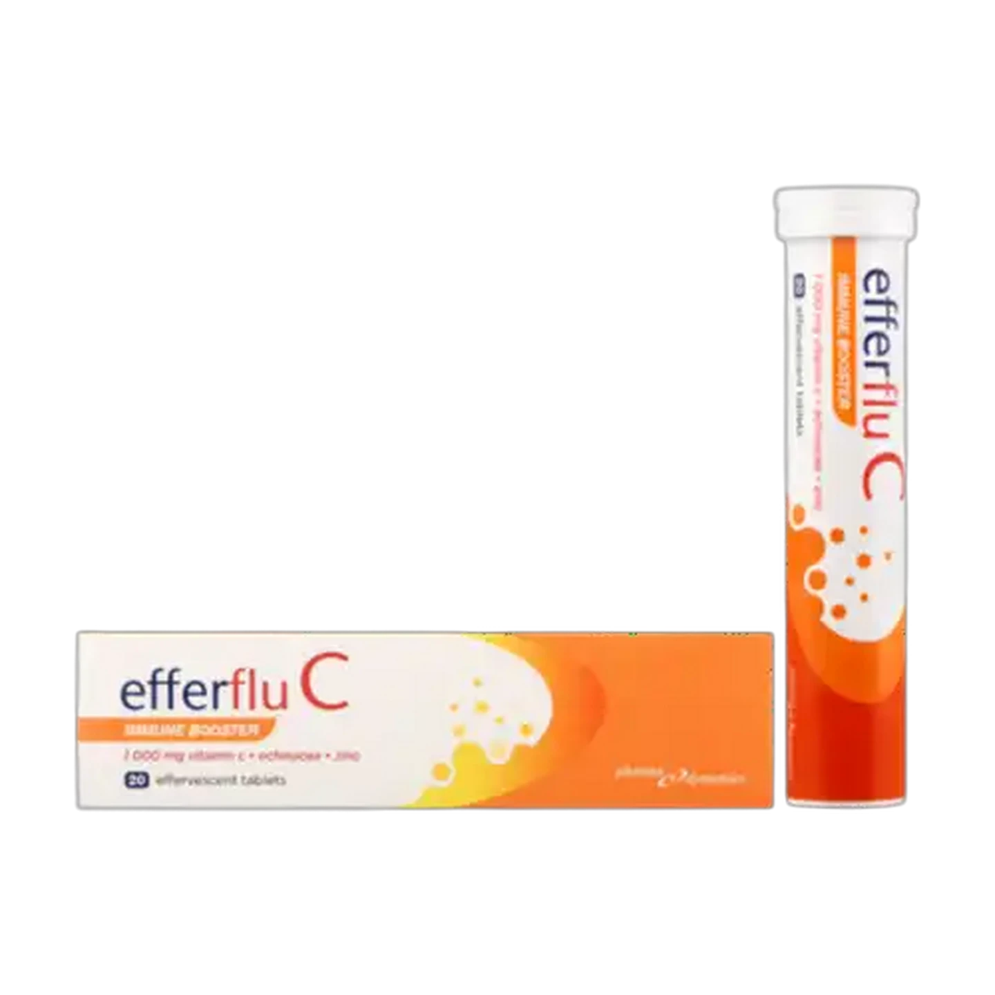 Image of Efferflu C Citrus Flavour Immune Booster Effervescent Tablets 20 Pack